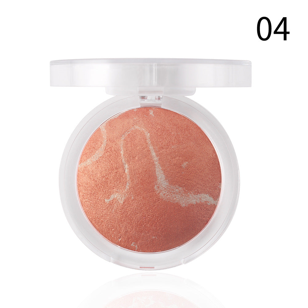Romantic Beauty Pearl Baked Blush Highlighter Makeup Palette