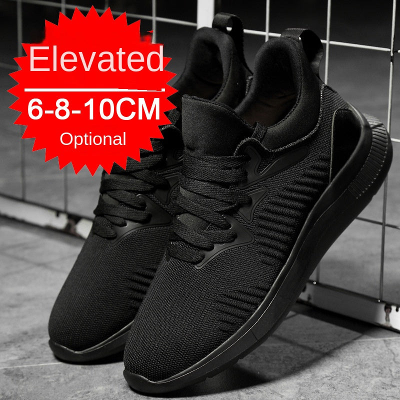 Men's Breathable Height Increasing Mesh Casual Sports Shoes