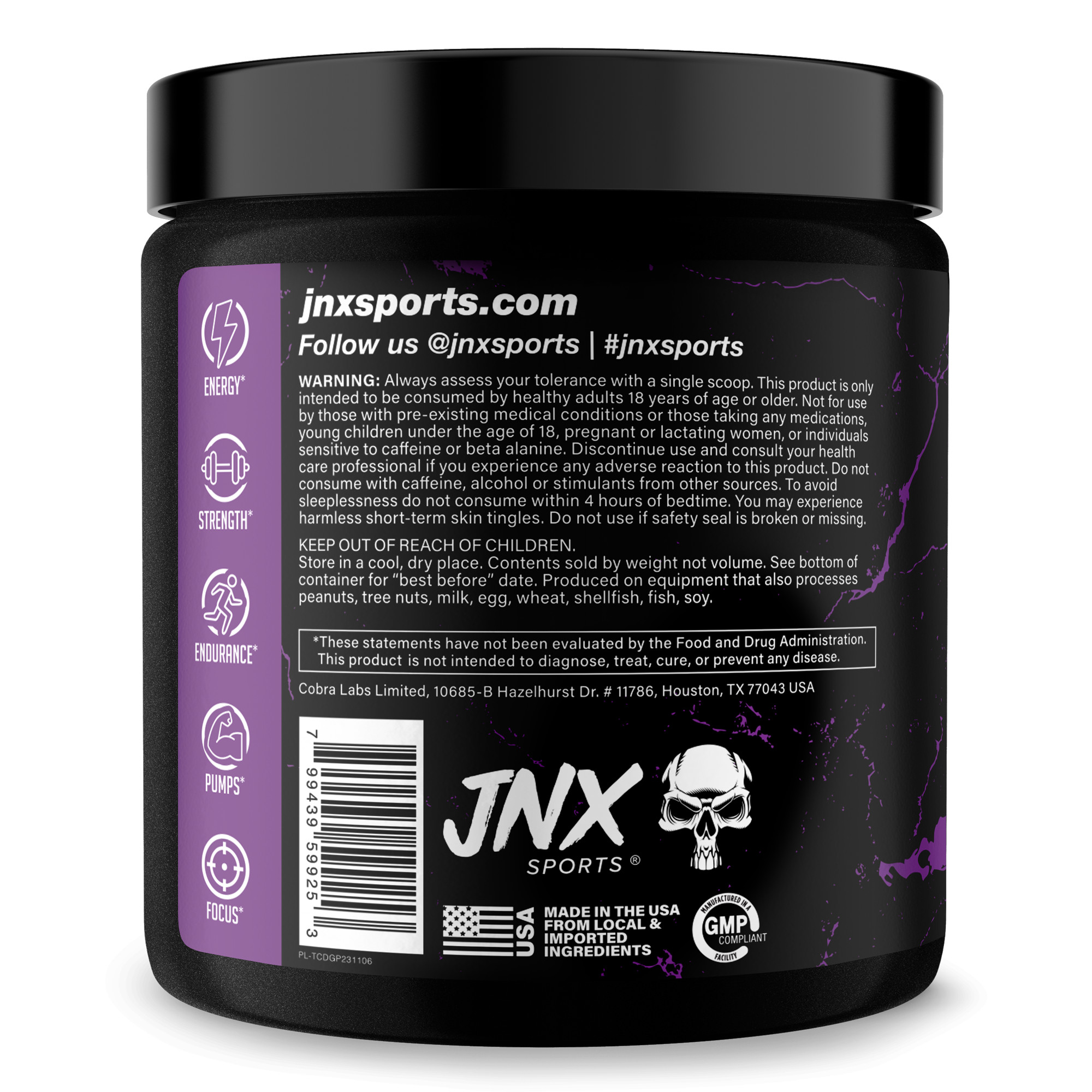 Pre-Workout Energy Performance Formula Powder