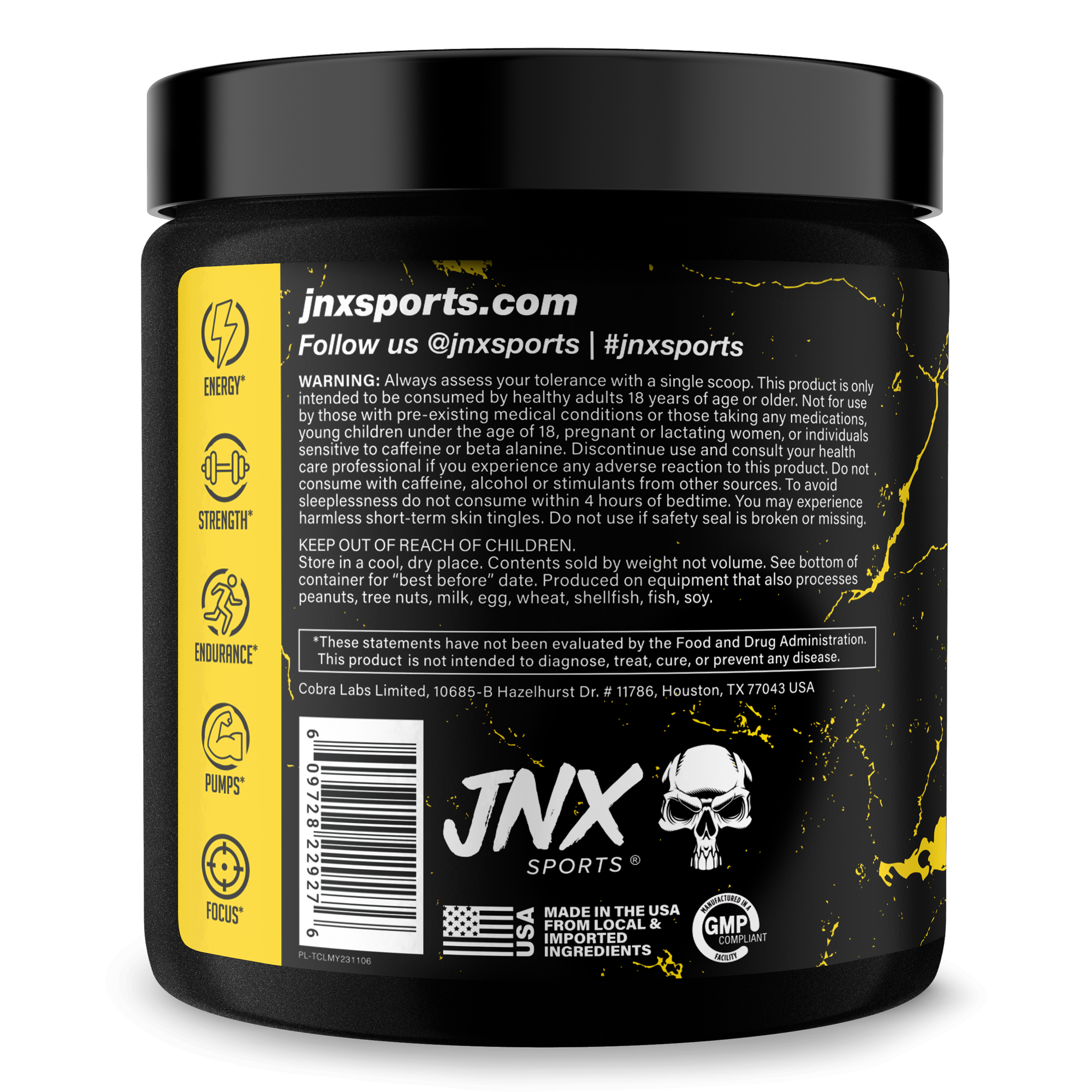 Pre-Workout Energy Performance Formula Powder