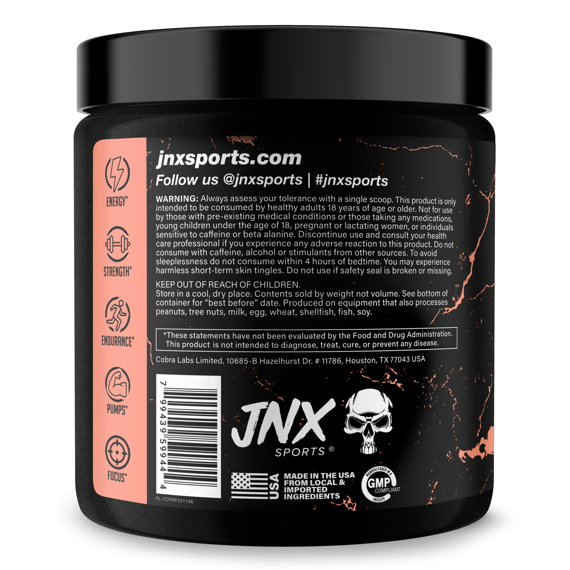 Pre-Workout Energy Performance Formula Powder