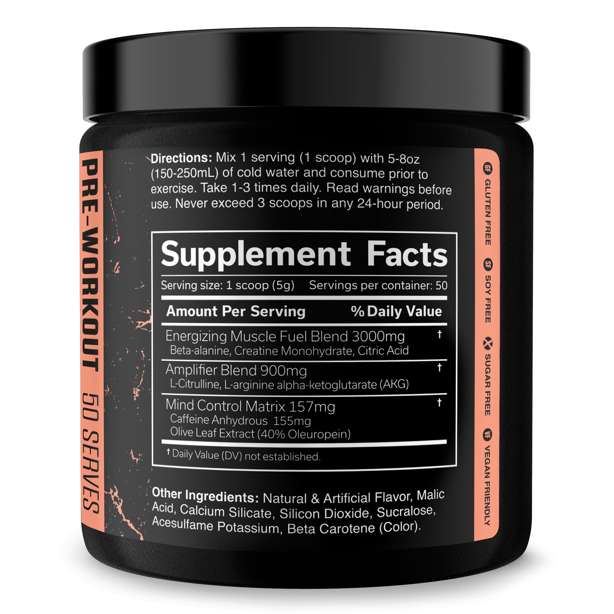 Pre-Workout Energy Performance Formula Powder