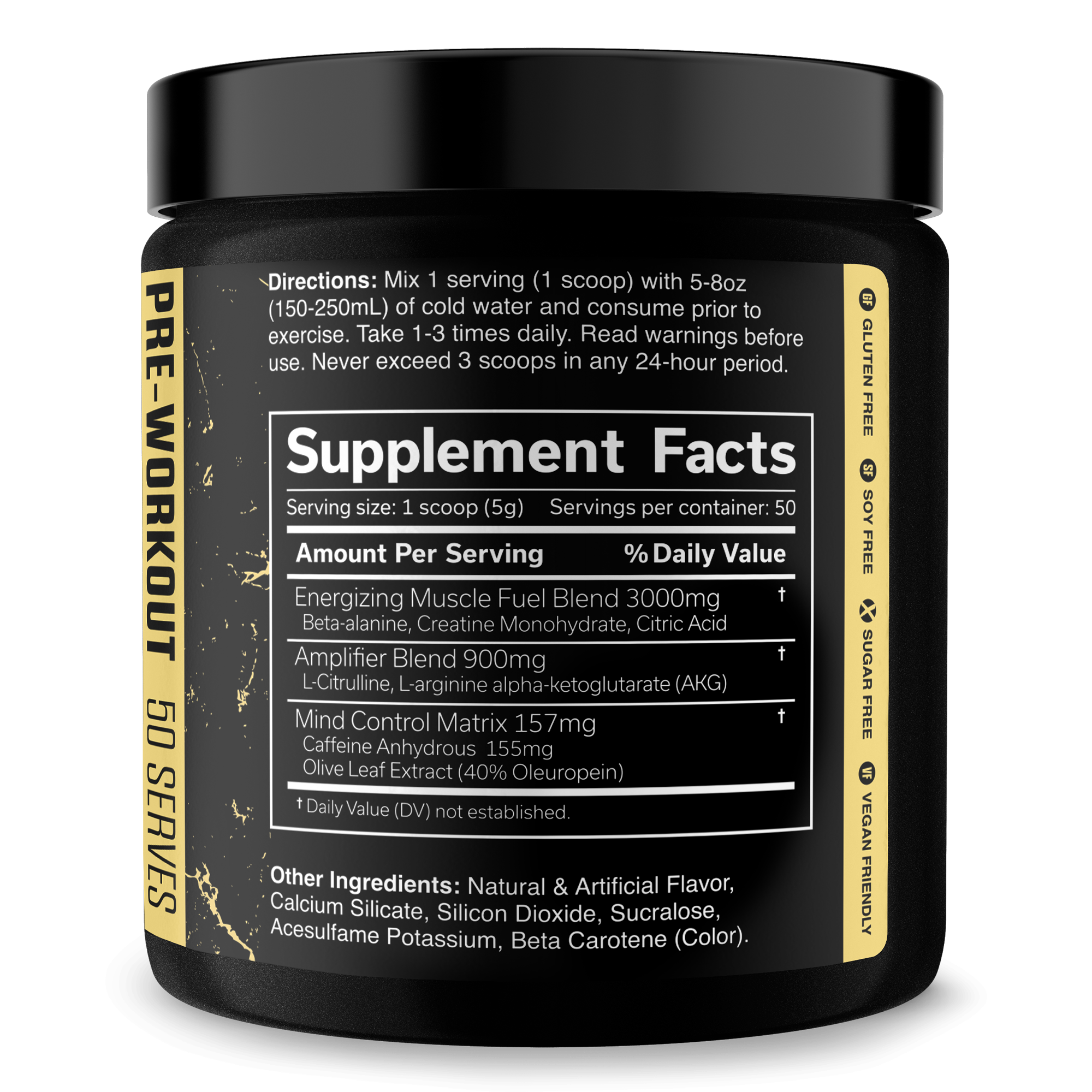 Pre-Workout Energy Performance Formula Powder