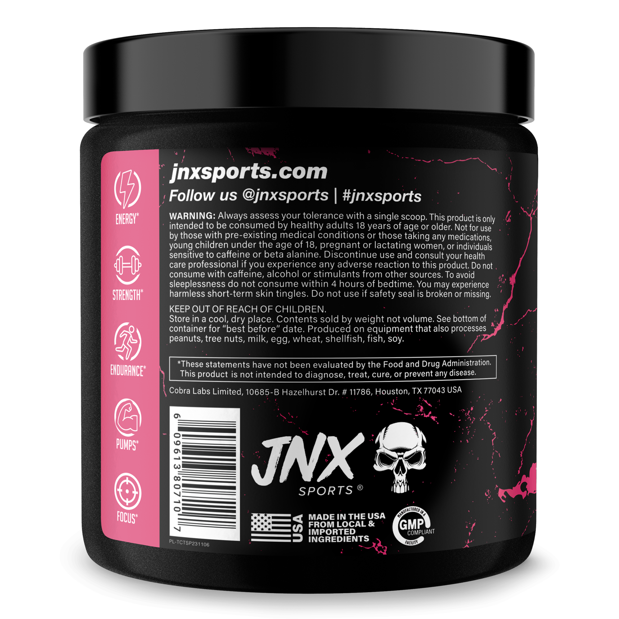 Pre-Workout Energy Performance Formula Powder