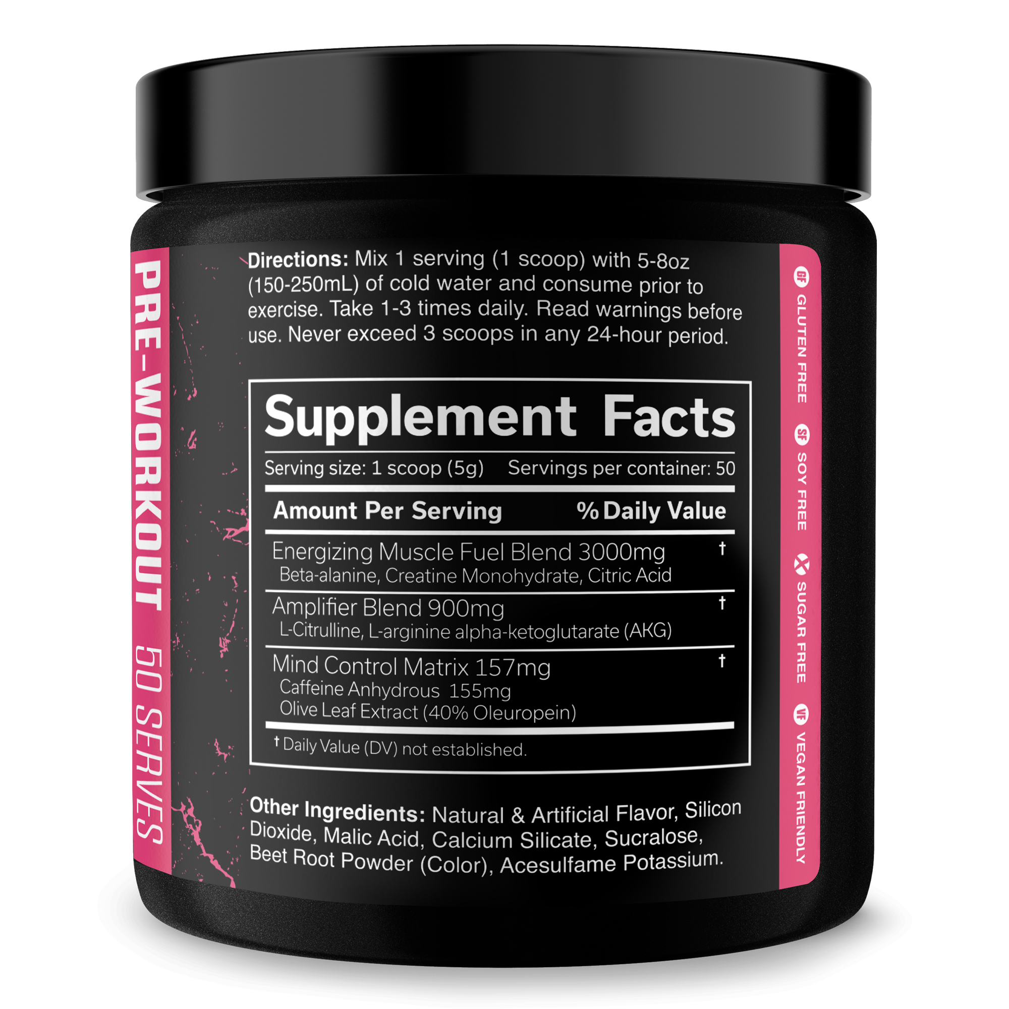 Pre-Workout Energy Performance Formula Powder