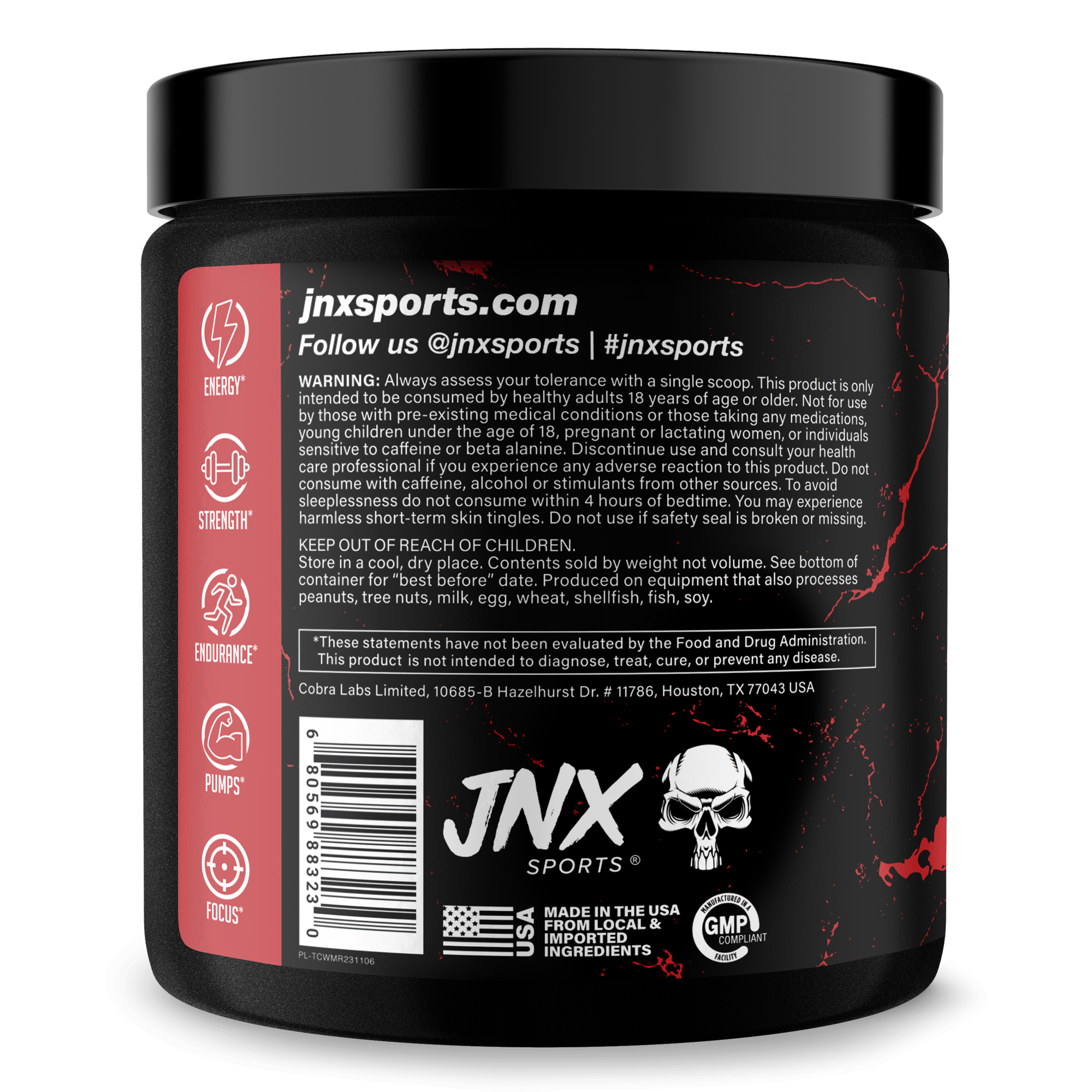 Pre-Workout Energy Performance Formula Powder