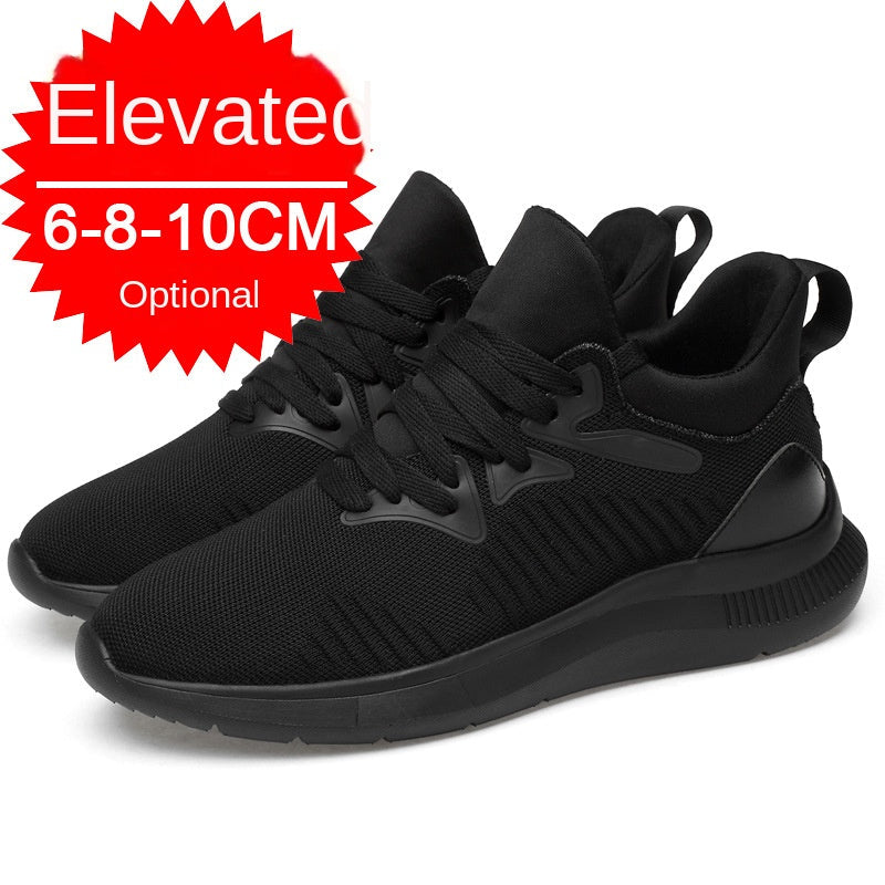 Men's Breathable Height Increasing Mesh Casual Sports Shoes