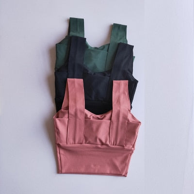 Women's Shockproof Yoga Sports Bra Workout Gym Top