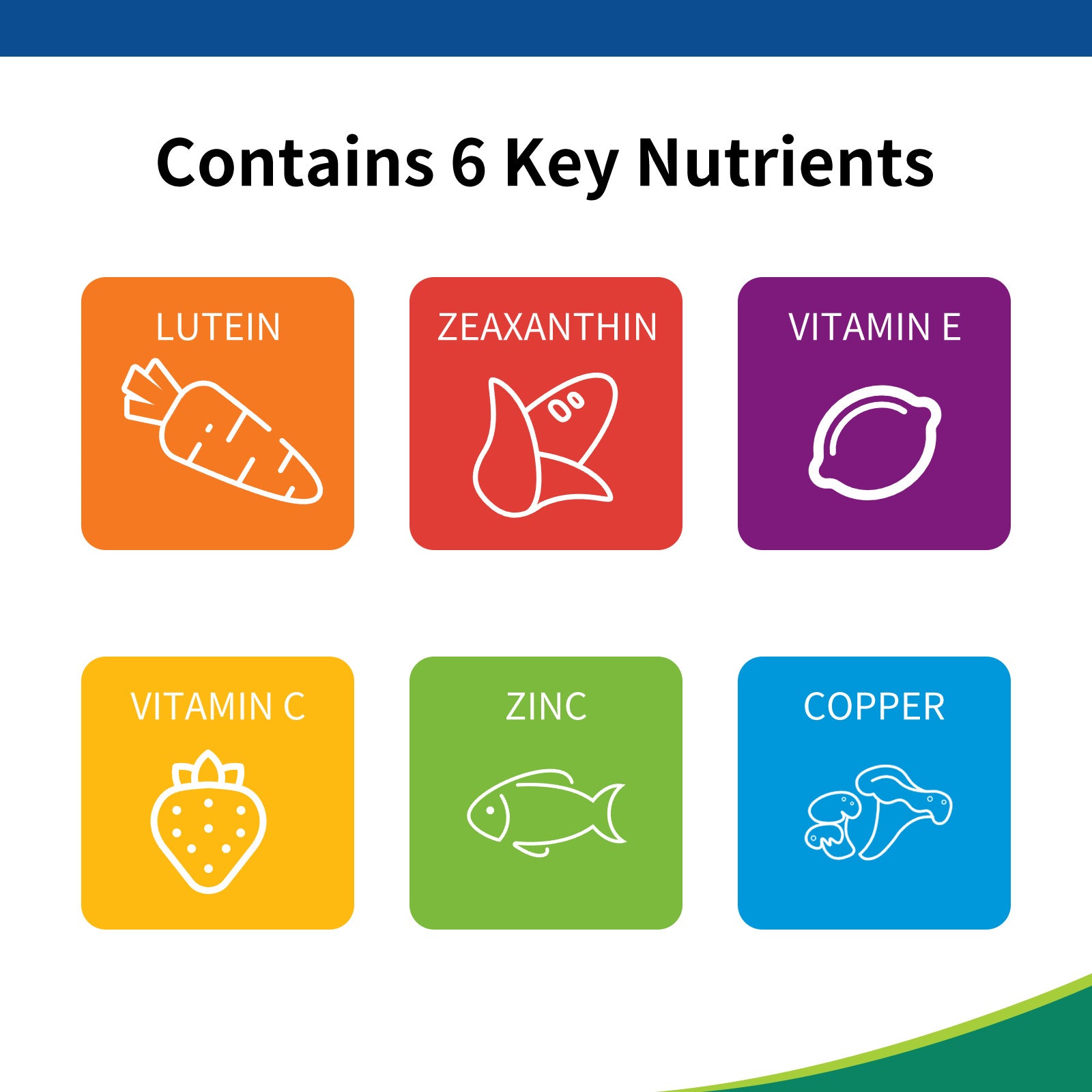 Lutein Eye Vitamin and Mineral Supplement Capsules Daily