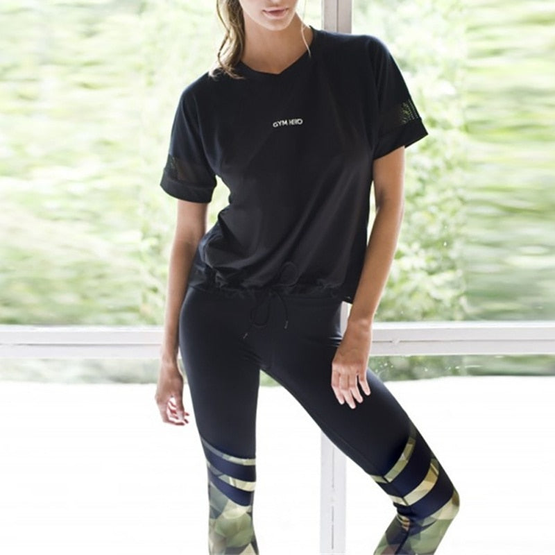 Women's Camouflage Push-Up Fitness Leggings High Waist Activewear