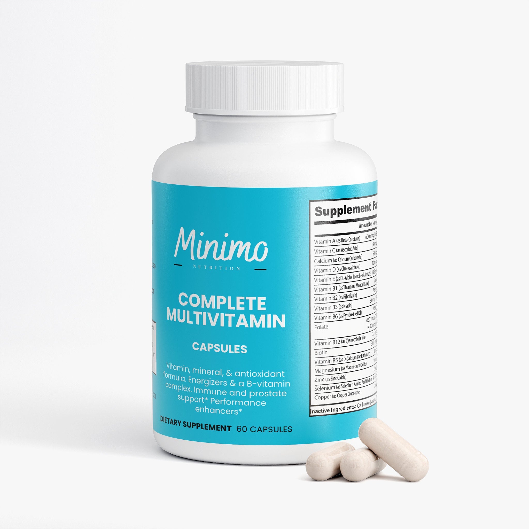 Complete Multivitamin Plus Immunity Boost 60 Count Capsules