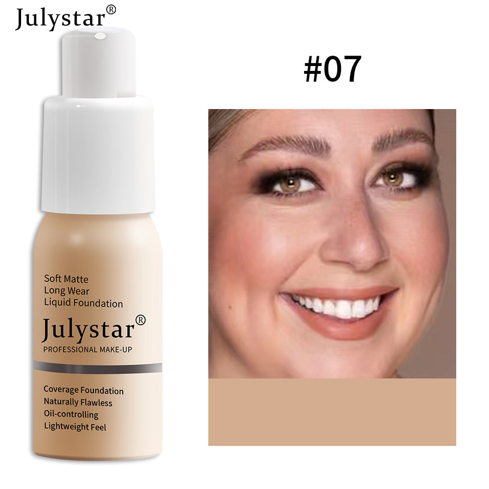 Long-Lasting Moisturizing Oil-Control Liquid BB Cream Foundation