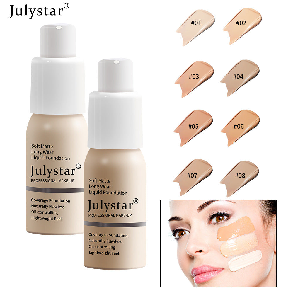 Long-Lasting Moisturizing Oil-Control Liquid BB Cream Foundation