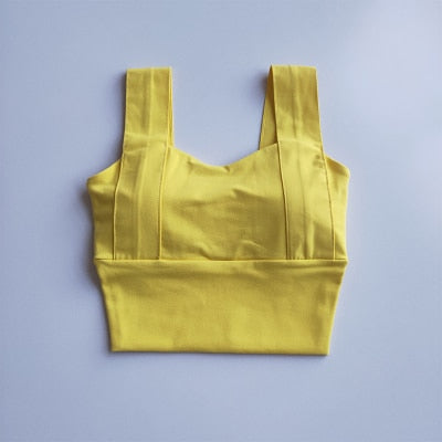 Women's Shockproof Yoga Sports Bra Workout Gym Top