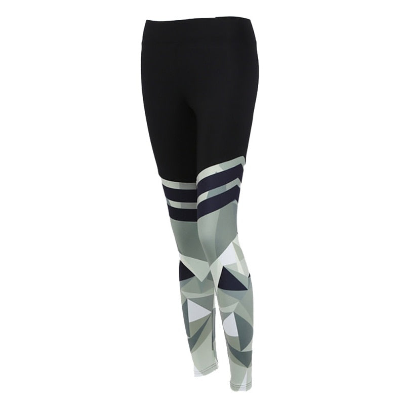 Women's Camouflage Push-Up Fitness Leggings High Waist Activewear