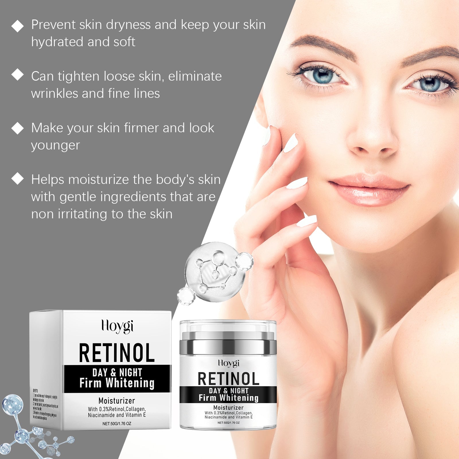 Pure Facial Moisturizer Nourishing Restoring Daily Care Cream