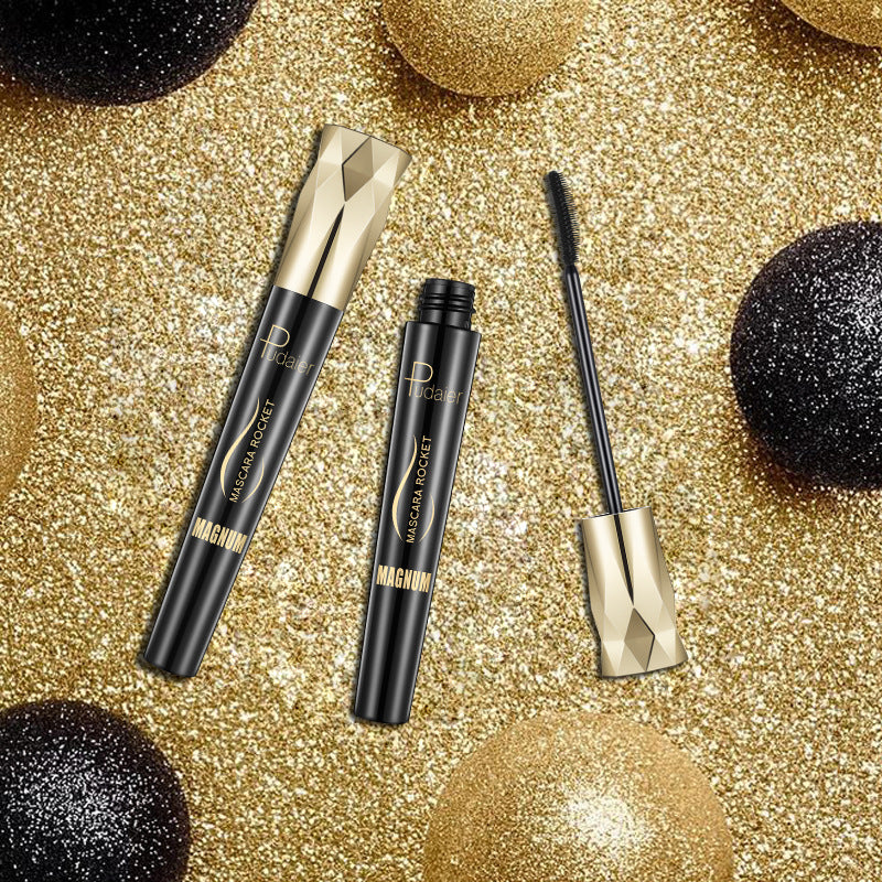 Crown Waterproof Thick Curling Smudge-Resistant Silk Mascara