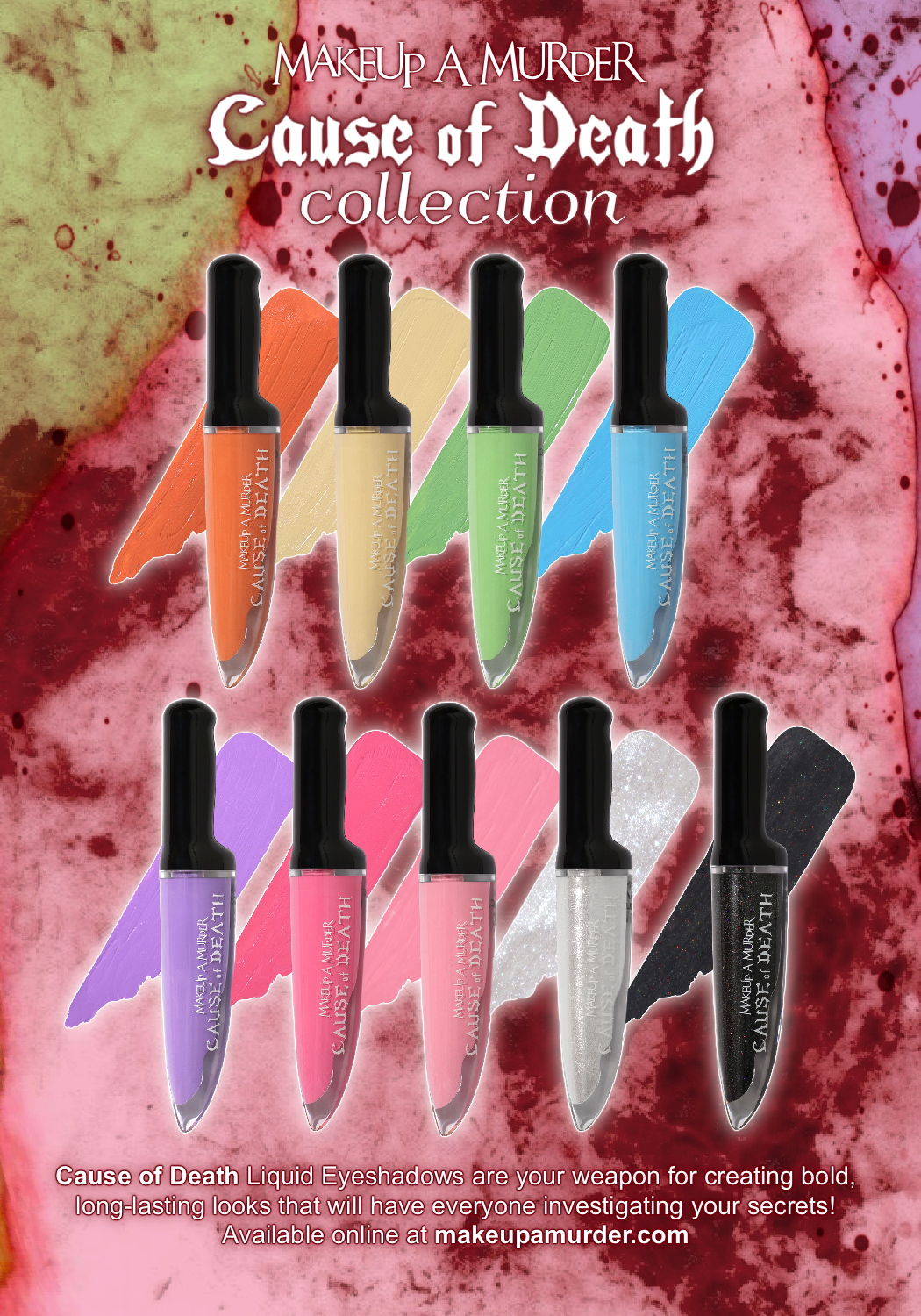Cause of Death Liquid Eyeshadow Single Color Makeup