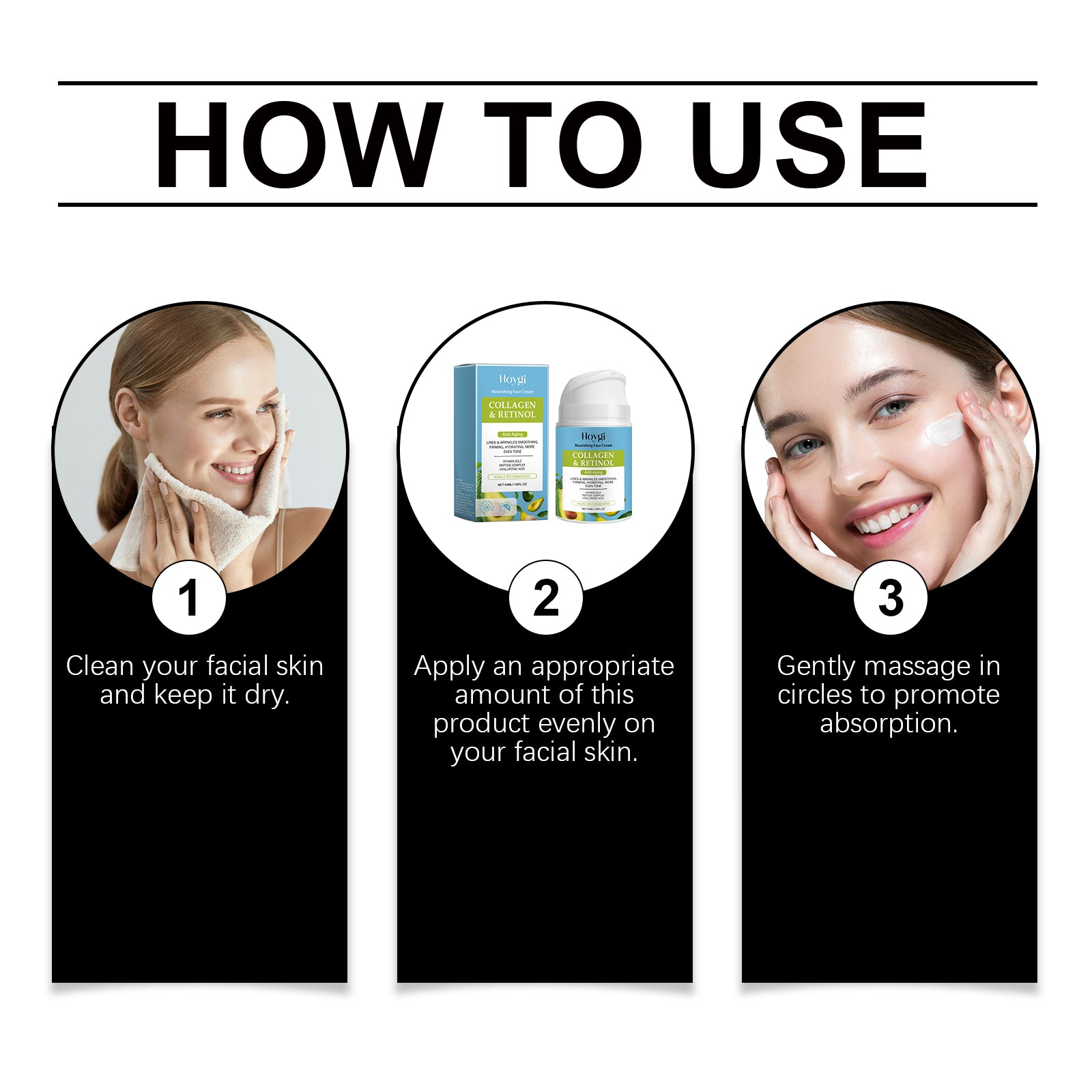 Collagen Facial Moisturizer Hydrating Anti-Aging Skin Cream Daily
