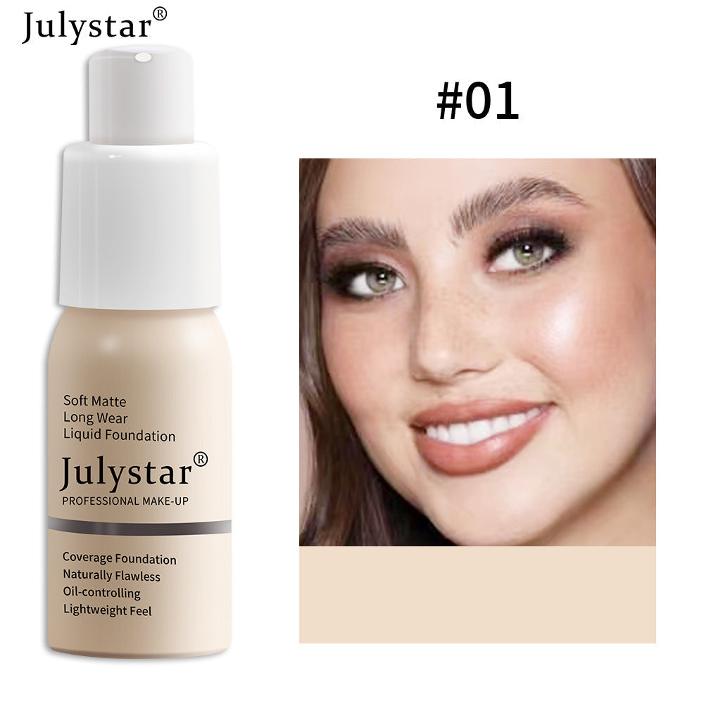 Long-Lasting Moisturizing Oil-Control Liquid BB Cream Foundation