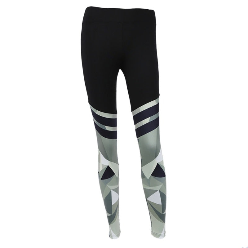 Women's Camouflage Push-Up Fitness Leggings High Waist Activewear