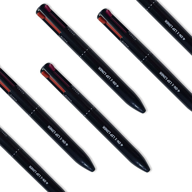 4-in-1 Makeup Pen Four Color Lip Liner Lipstick