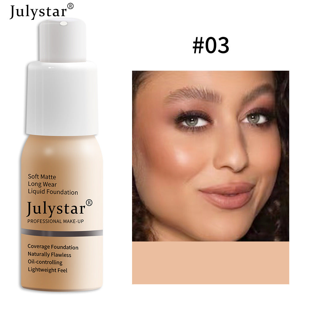 Long-Lasting Moisturizing Oil-Control Liquid BB Cream Foundation