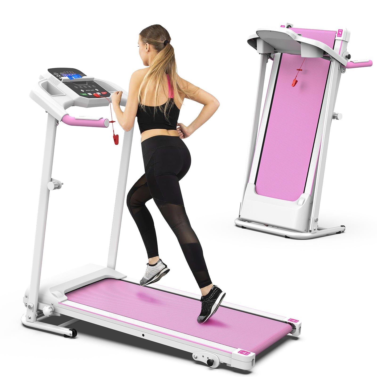 2.5HP Foldable Electric Treadmill Home Running Walking Machine