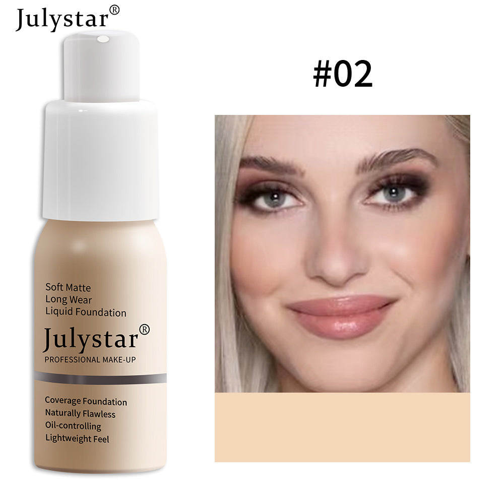 Long-Lasting Moisturizing Oil-Control Liquid BB Cream Foundation