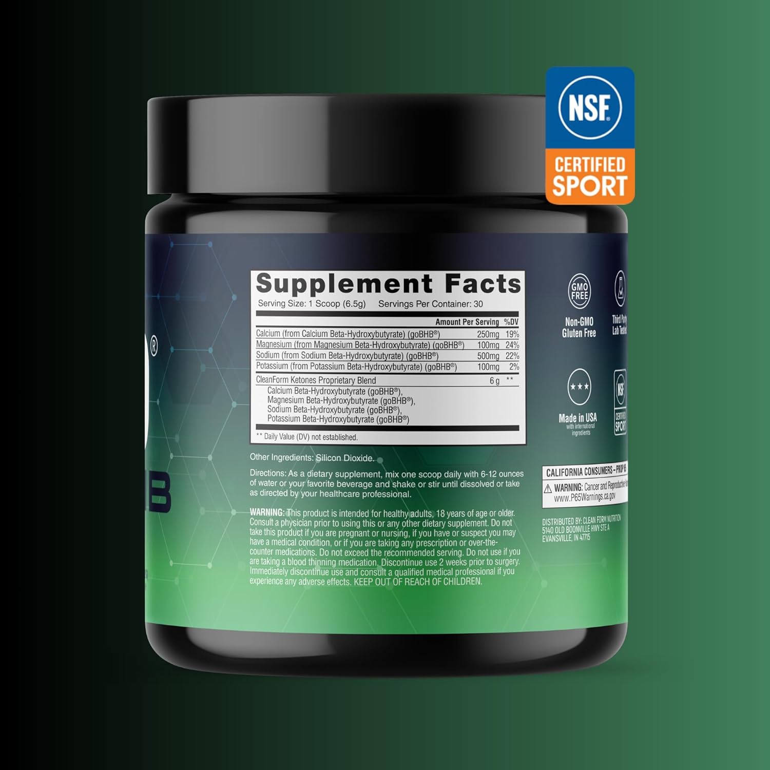 Exogenous Ketone Energy Support Keto Supplement Formula