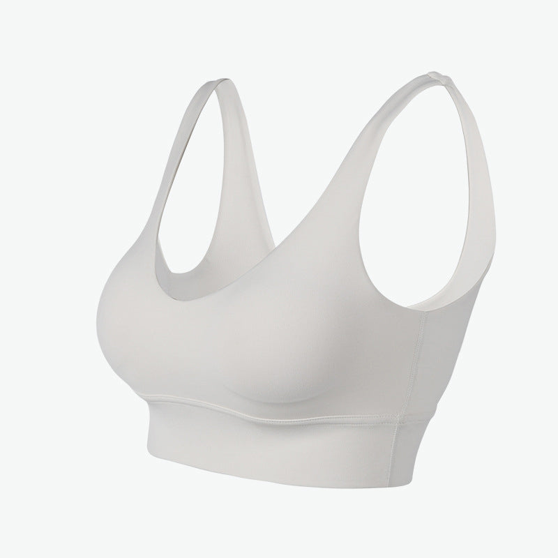 Women's High-Impact Sports Bra Open-Back Yoga Fitness Top