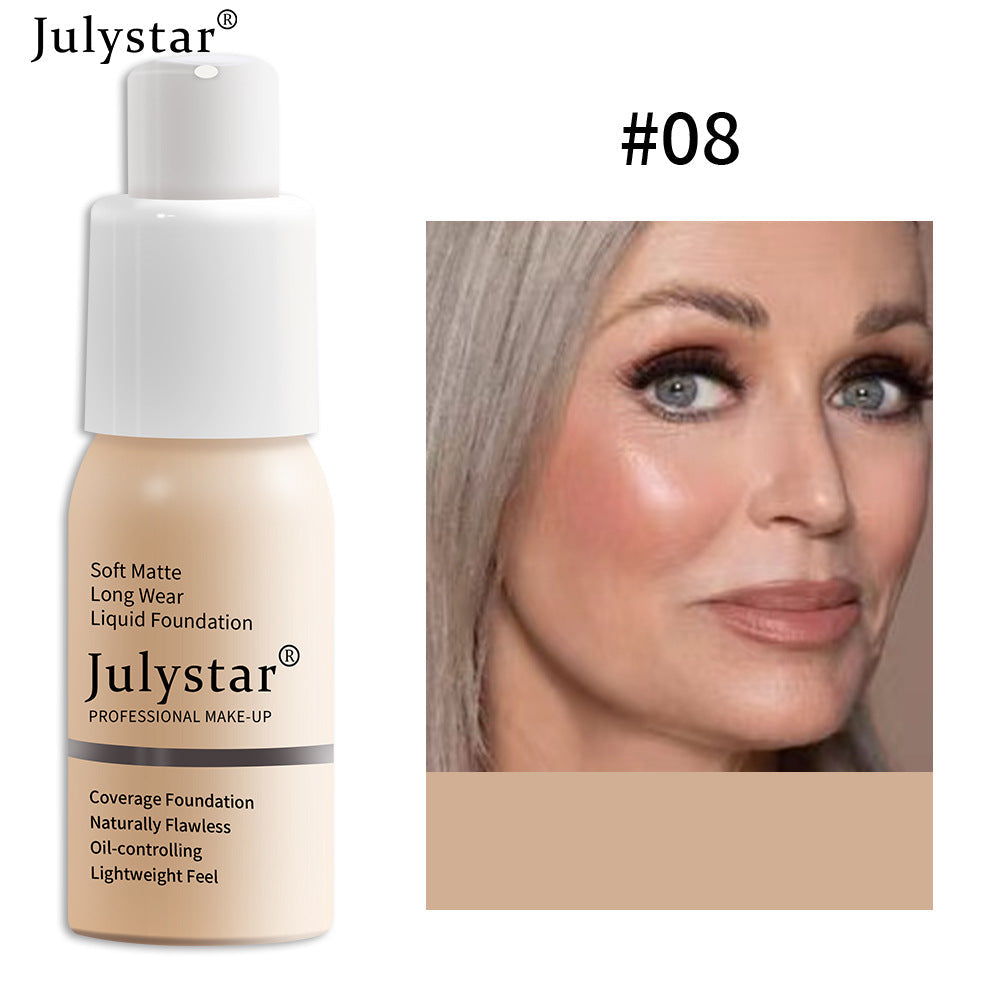 Long-Lasting Moisturizing Oil-Control Liquid BB Cream Foundation