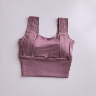 Women's Shockproof Yoga Sports Bra Workout Gym Top