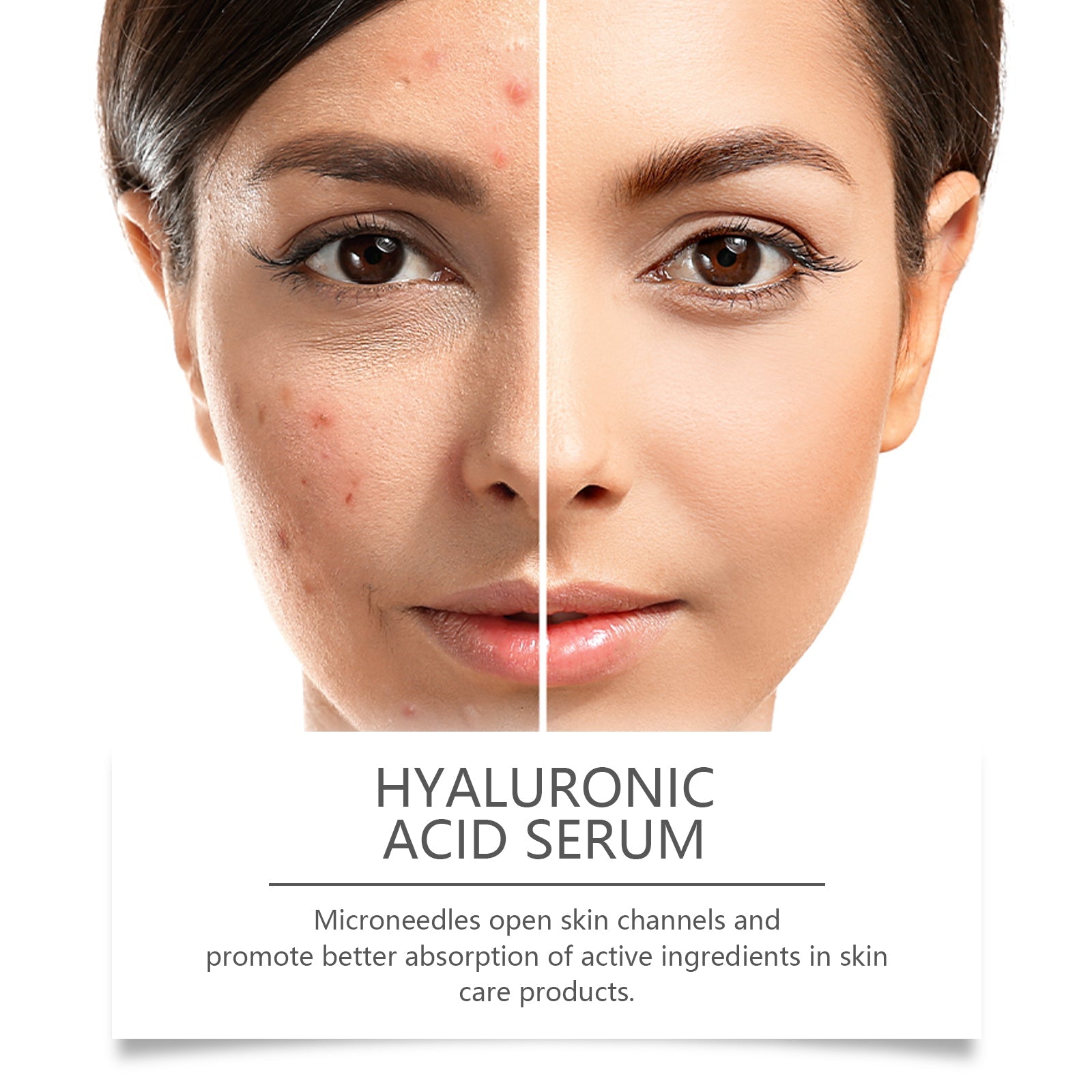 Hyaluronic Acid Face Serum Hydrating Radiance Pore Care