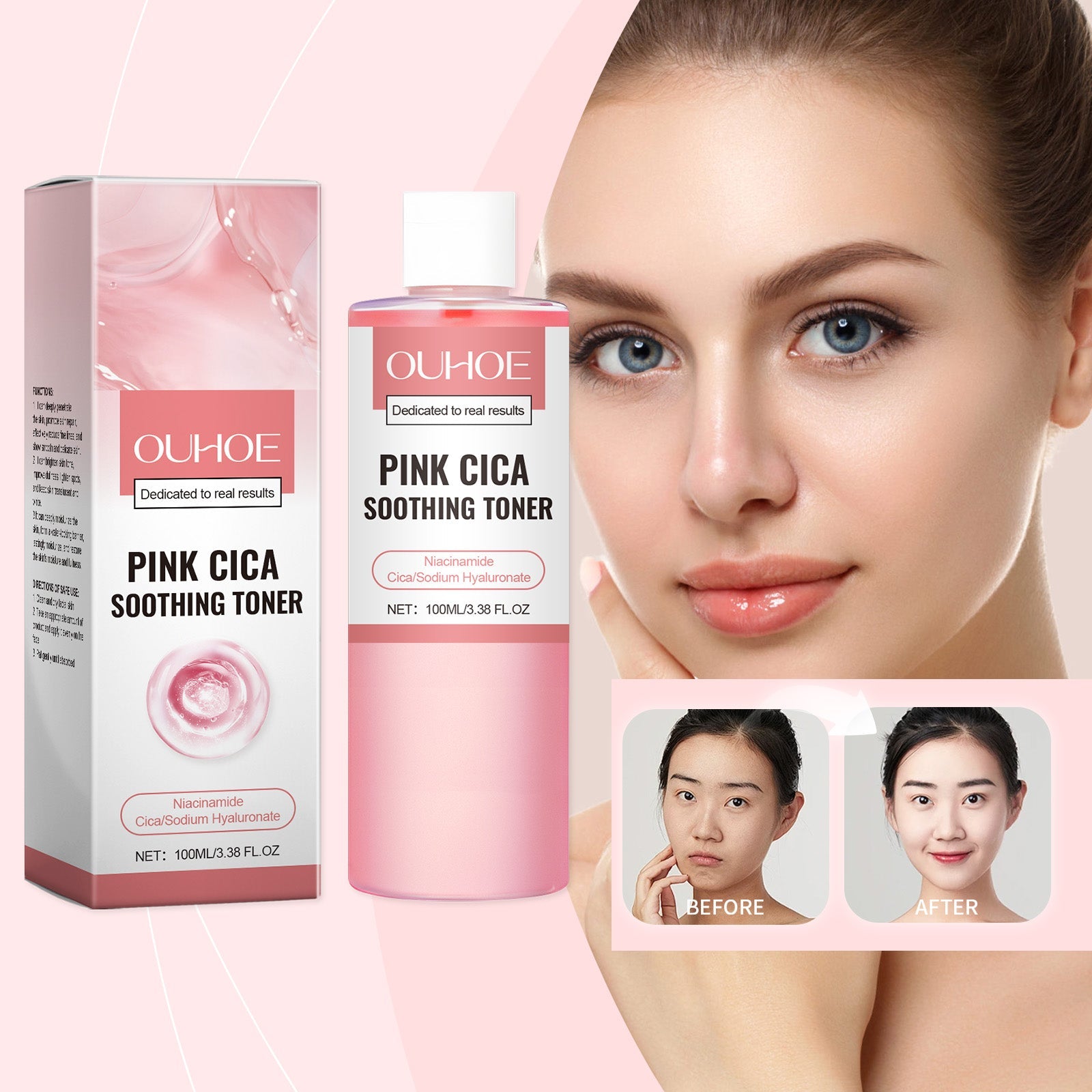 Repair Toner Hydrating Firming Refreshing Facial Essence Water