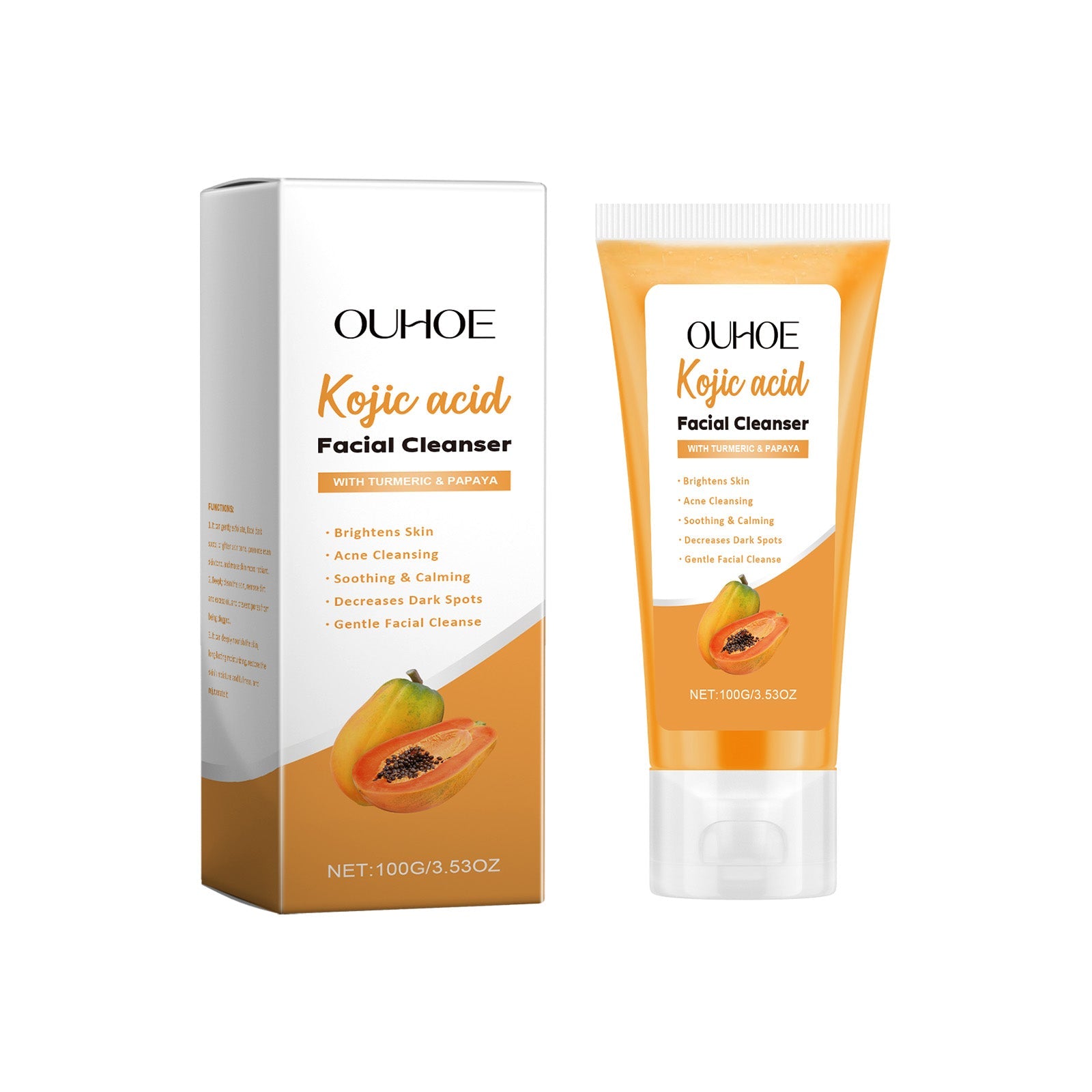 Papaya Facial Cleanser Pore Cleansing Oil Balancing Face Wash