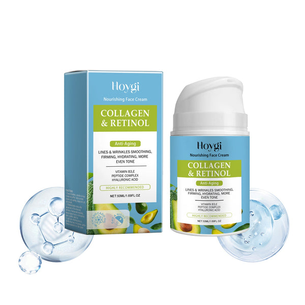 Collagen Facial Moisturizer Hydrating Anti-Aging Skin Cream Daily