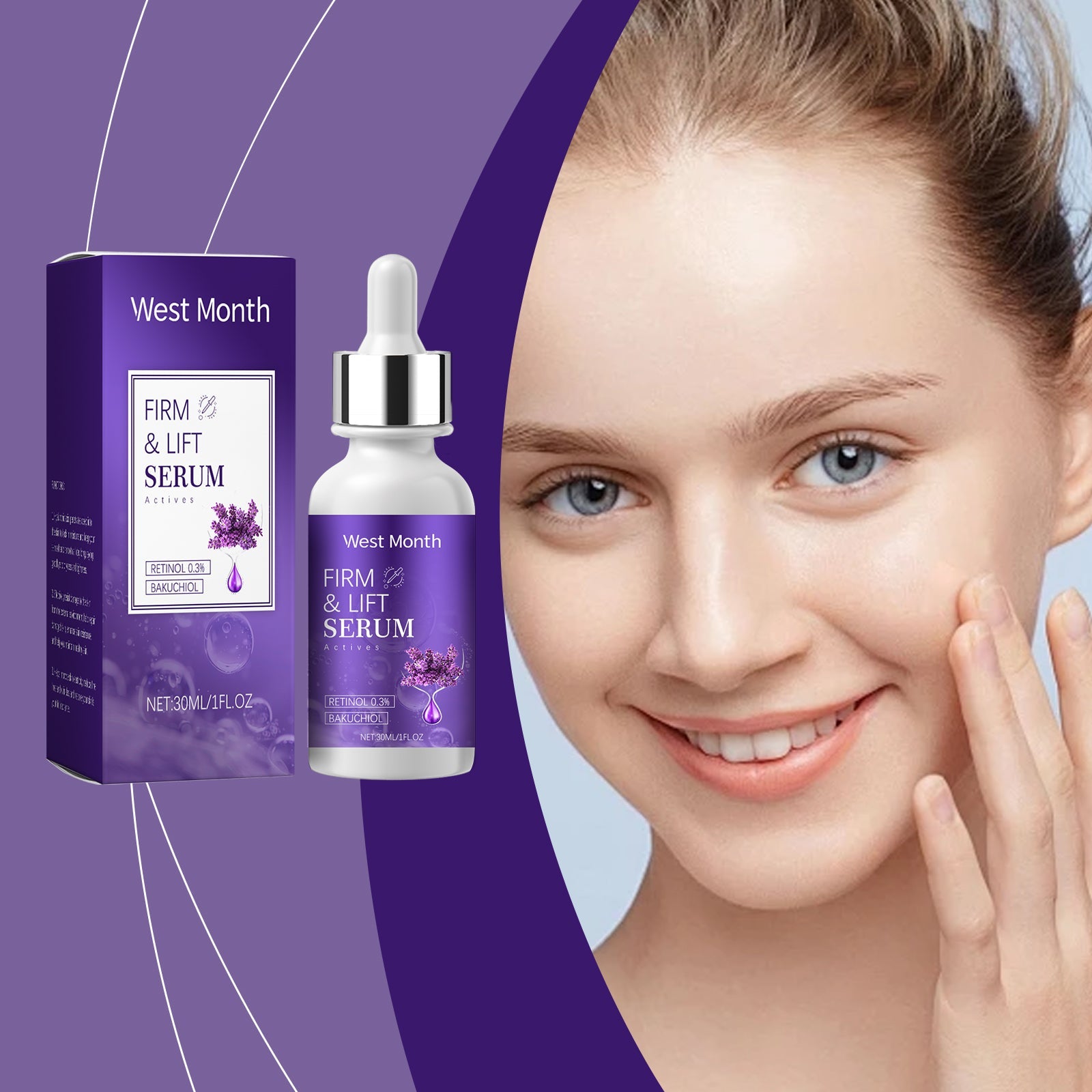 Retinol Firming Serum Hydrating Soothing Skin Care Treatment