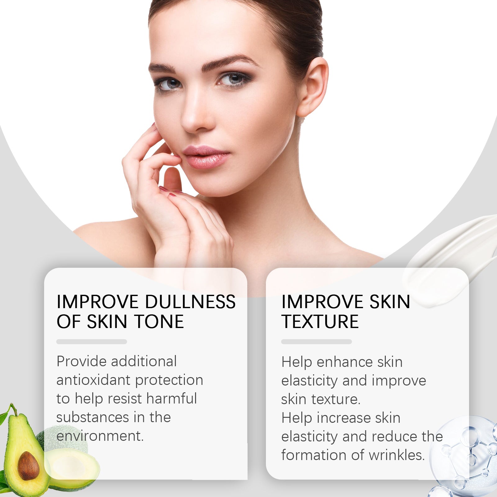Collagen Facial Moisturizer Hydrating Anti-Aging Skin Cream Daily
