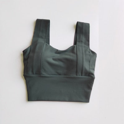 Women's Shockproof Yoga Sports Bra Workout Gym Top
