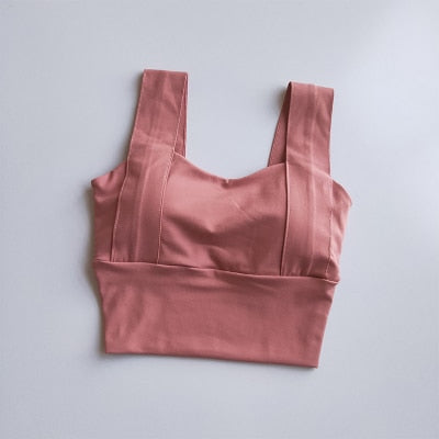 Women's Shockproof Yoga Sports Bra Workout Gym Top