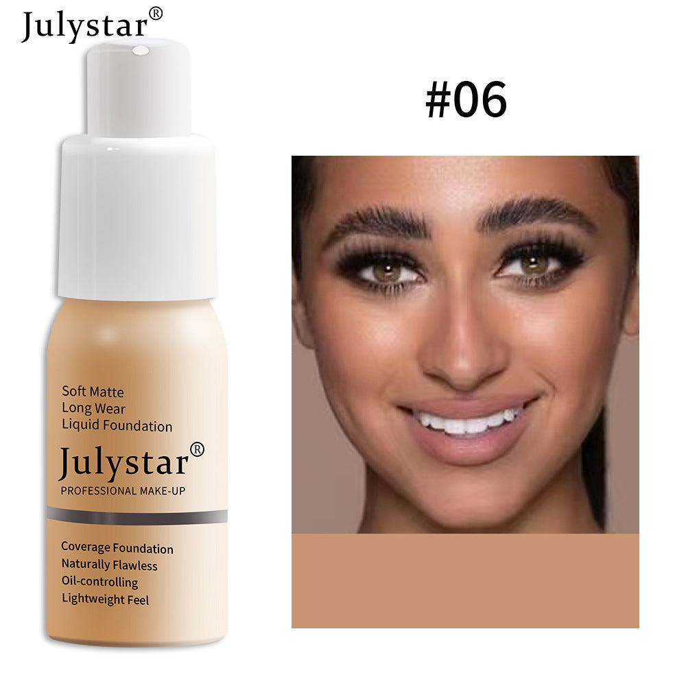 Long-Lasting Moisturizing Oil-Control Liquid BB Cream Foundation