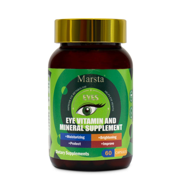 Lutein Eye Vitamin and Mineral Supplement Capsules Daily