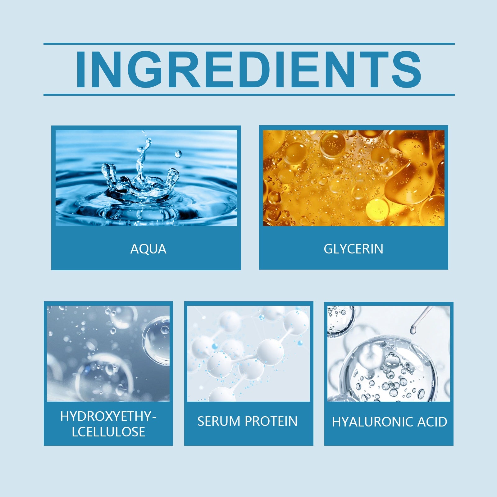 Hyaluronic Acid Face Serum Hydrating Radiance Pore Care