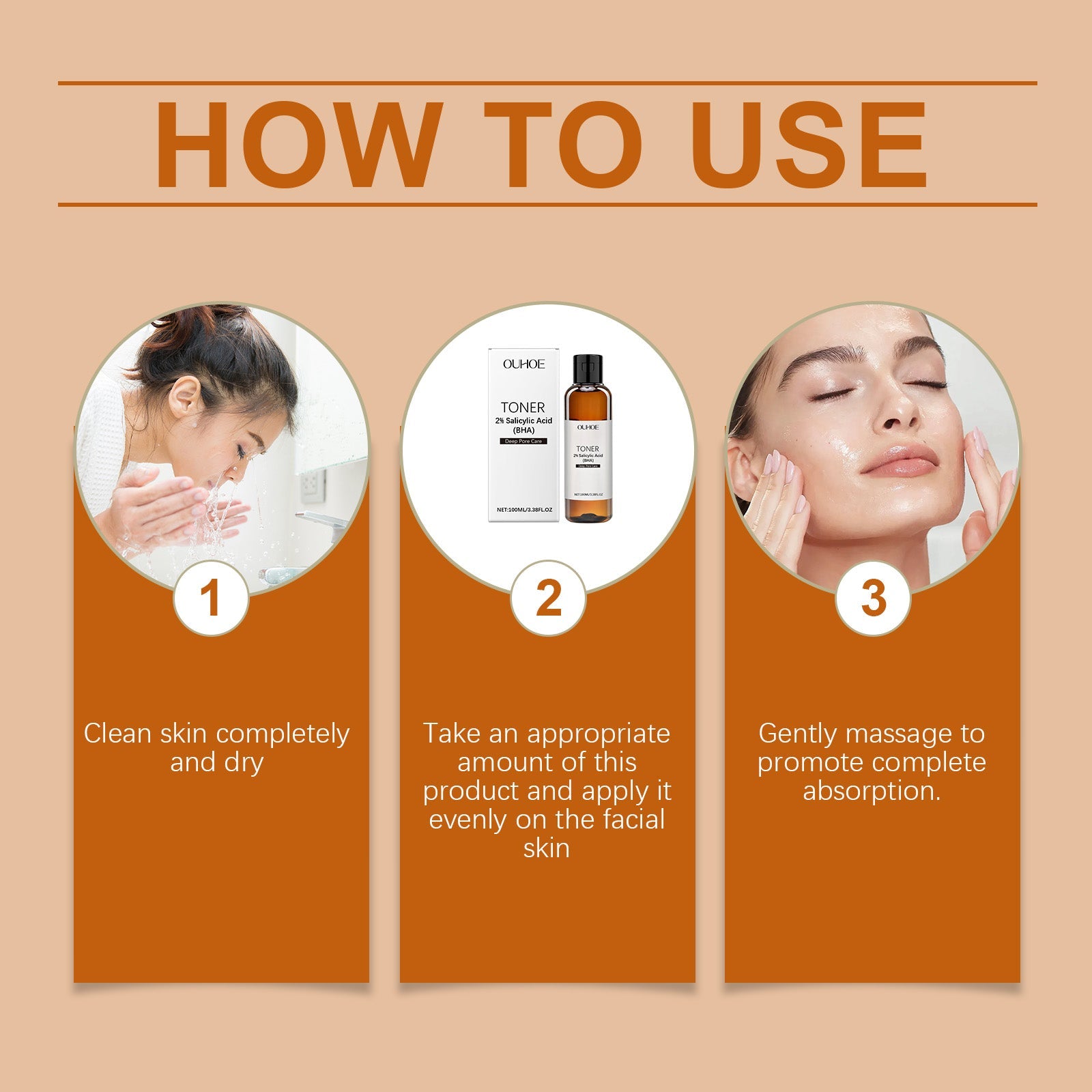 Salicylic Acid Pore Care Hydrating Refreshing Facial Toner