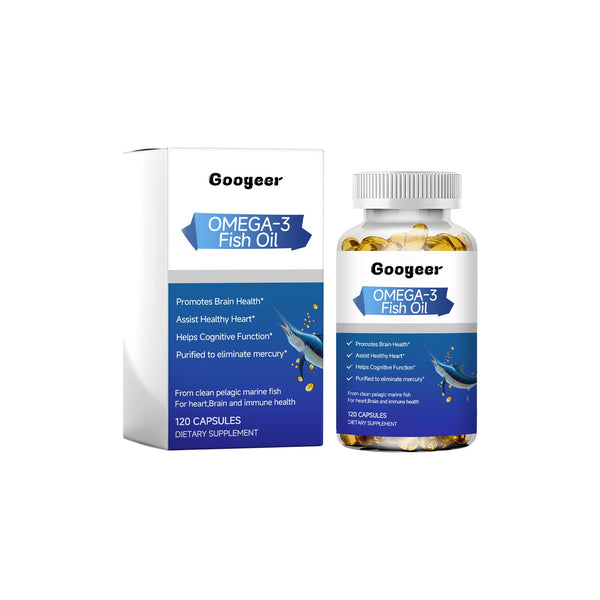 Omega-3 Fish Oil Daily Nutrition Health Support Softgels