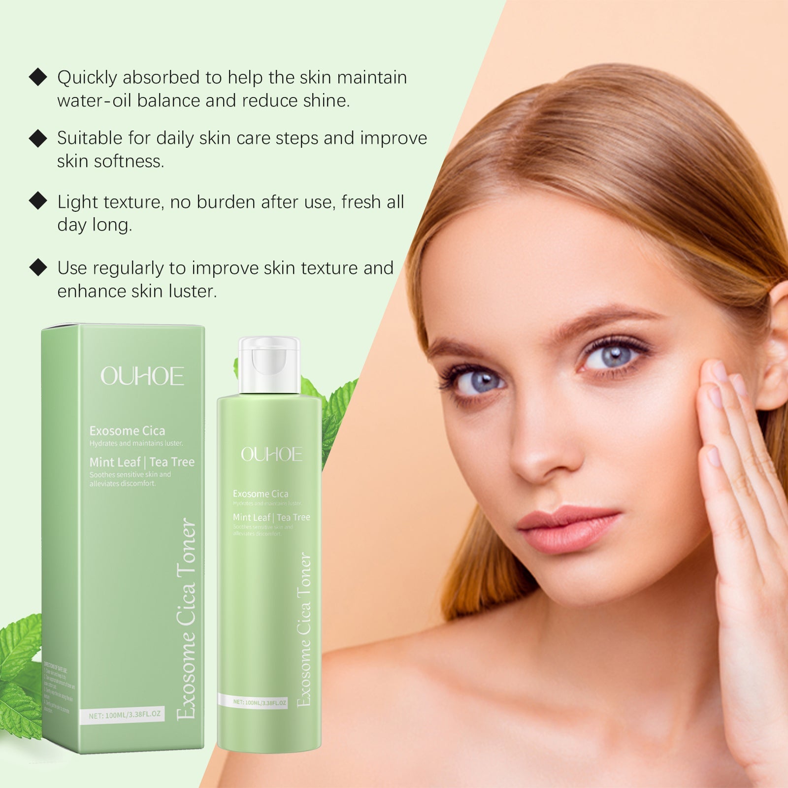 Centella Hydrating Soothing Facial Toner Repair Cleansing Lotion
