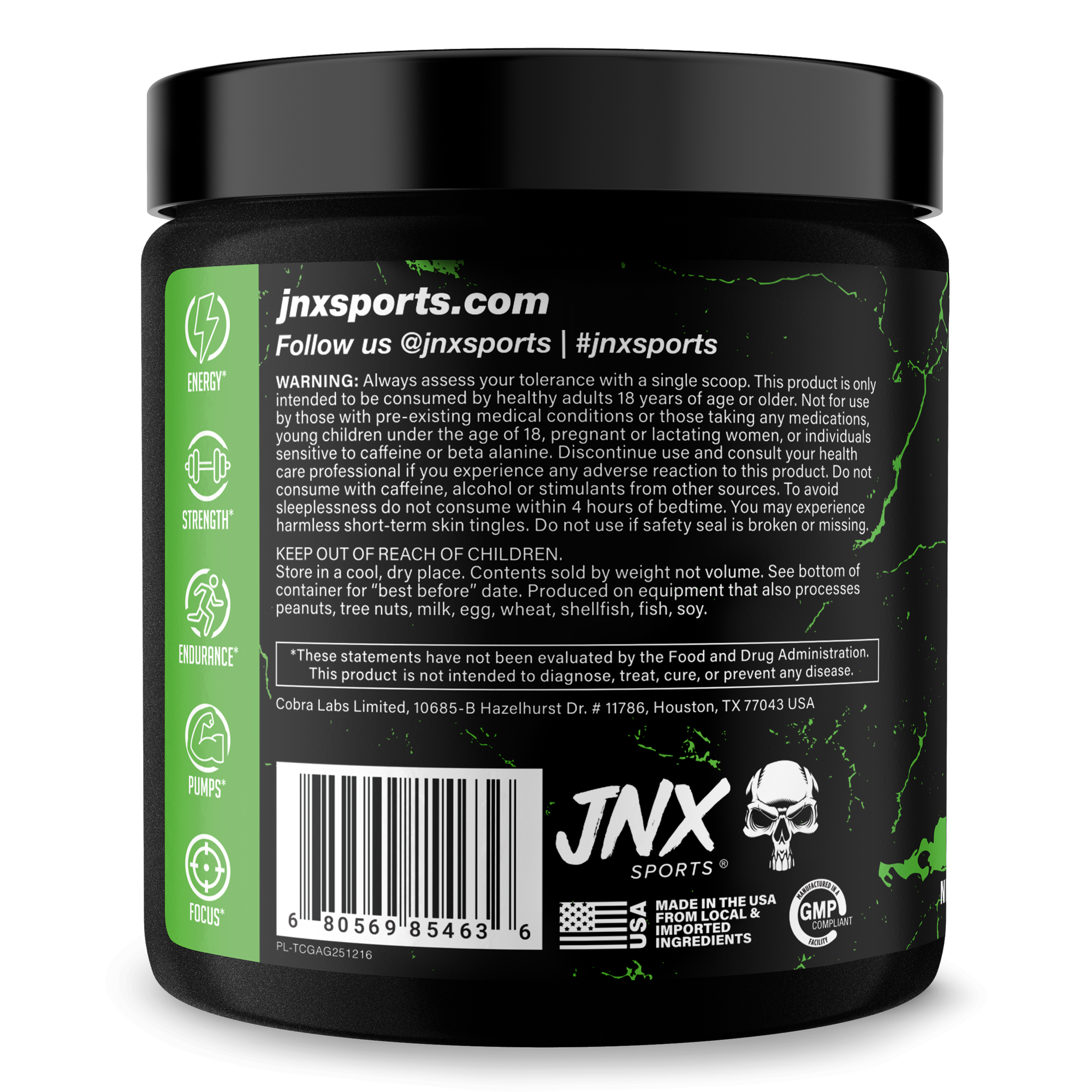 Pre-Workout Energy Performance Formula Powder