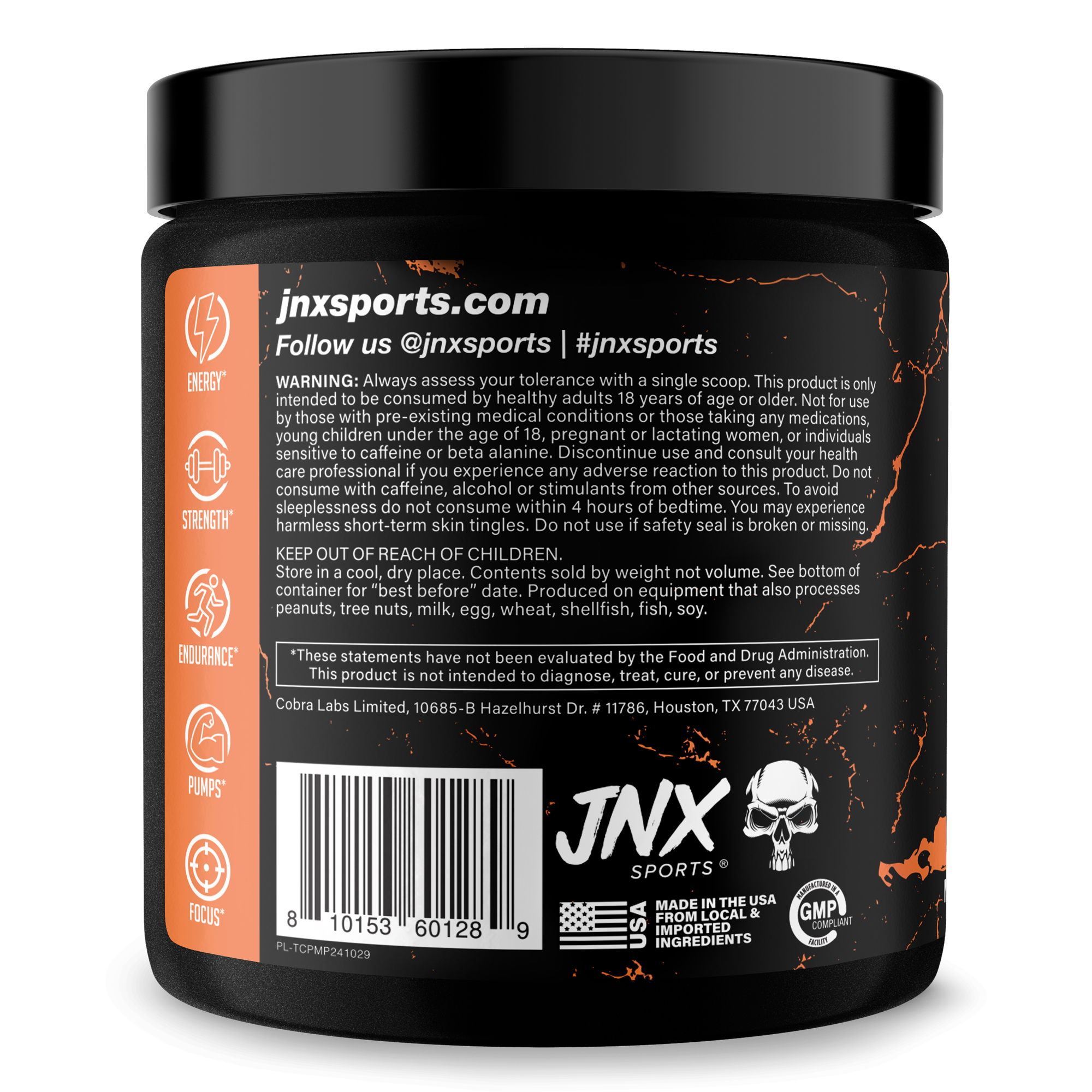 Pre-Workout Energy Performance Formula Powder