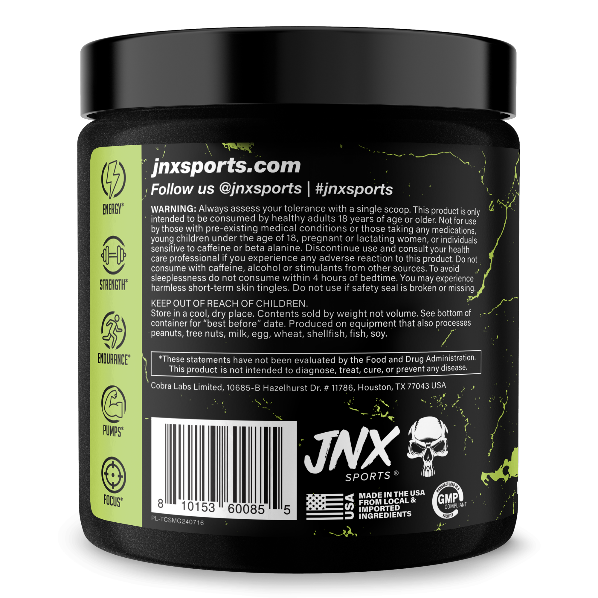 Pre-Workout Energy Performance Formula Powder